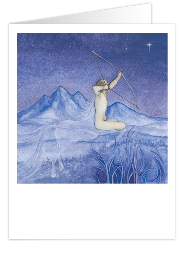 Astrological Energies - MB009card - Aiming for the Truth (Sagittarius)